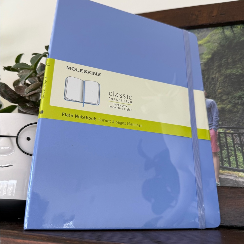 XL Moleskine Hardcover Classic Periwinkle Notebook - Back to School